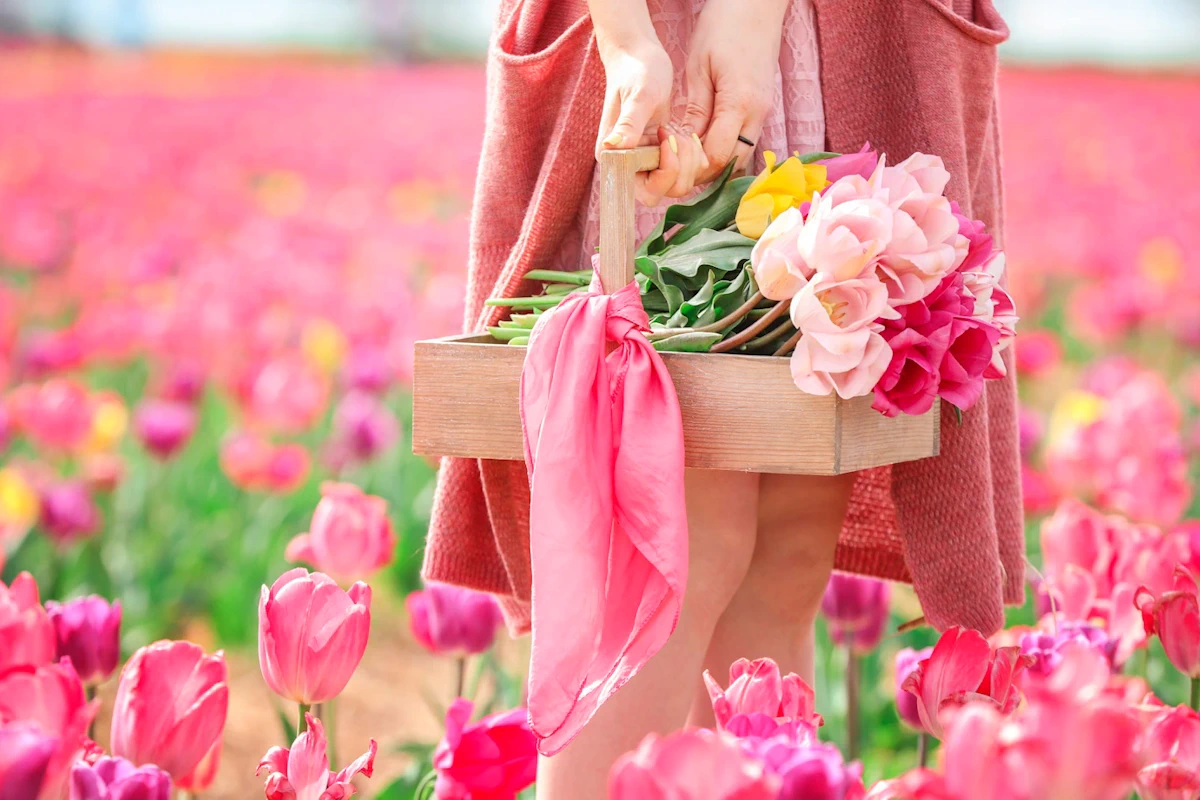 How to Make tulip arrangements from fresh tulips