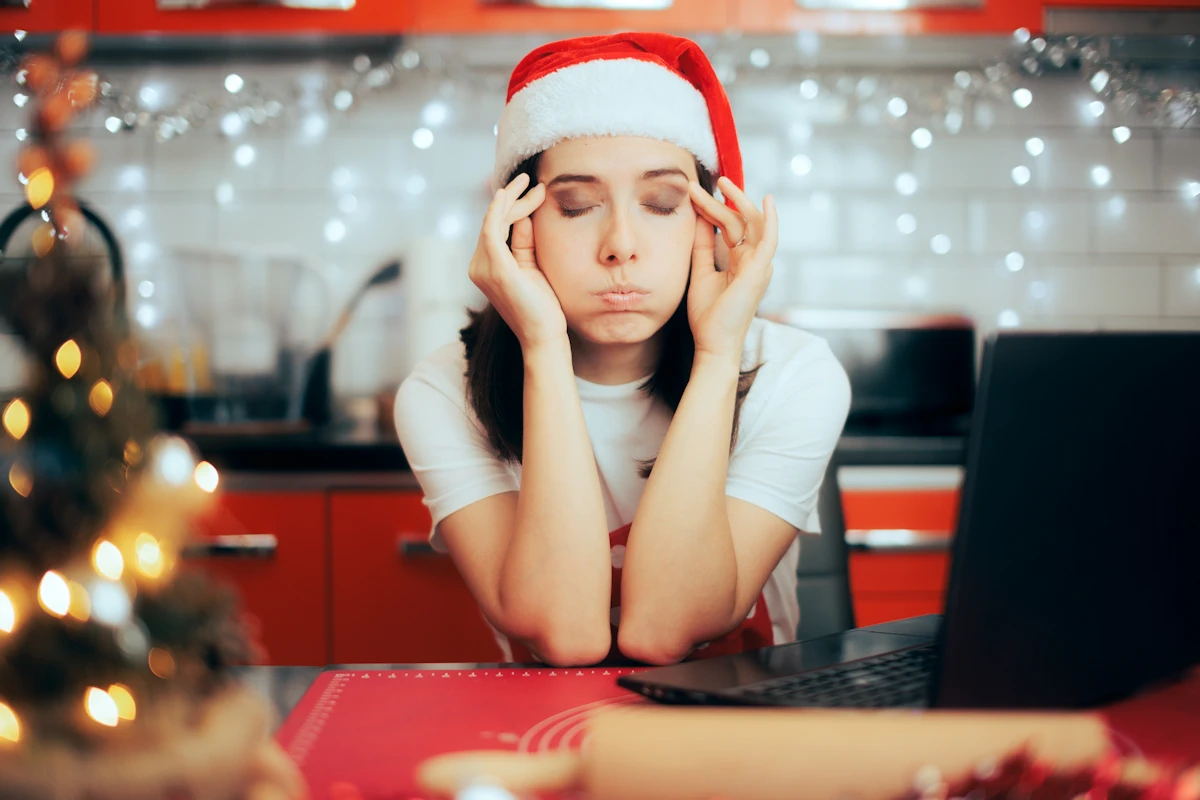 how to deal with holiday stress at christmas time.