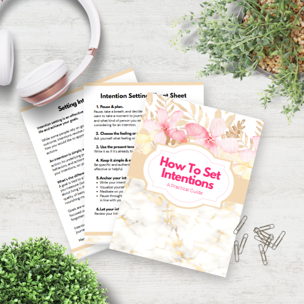 how to set intentions guide