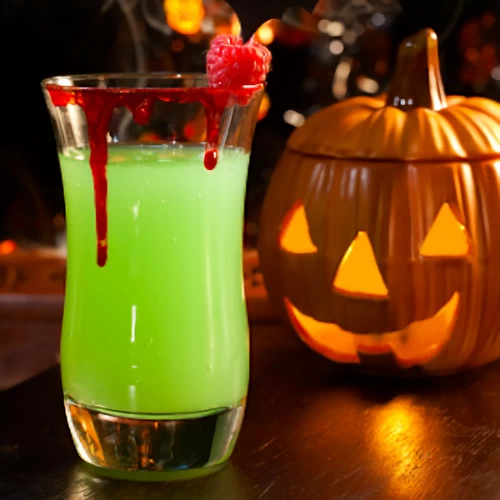 Vampire kiss punch red syrup rimming