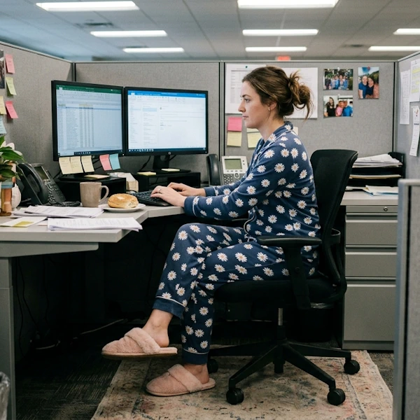wear your pajamas to work day april 16